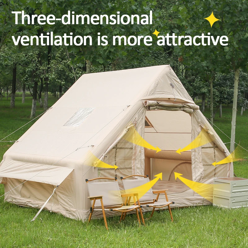 Уличная палатка для кемпинга утолщенная конька на крыше 4-10 человек