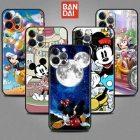 minnie mickey mouse for apple iphone 13 12 mini 11 pro max phone case x xs xr 7 8 plus 6 6s se 2020 5 5s soft silicone cover sac