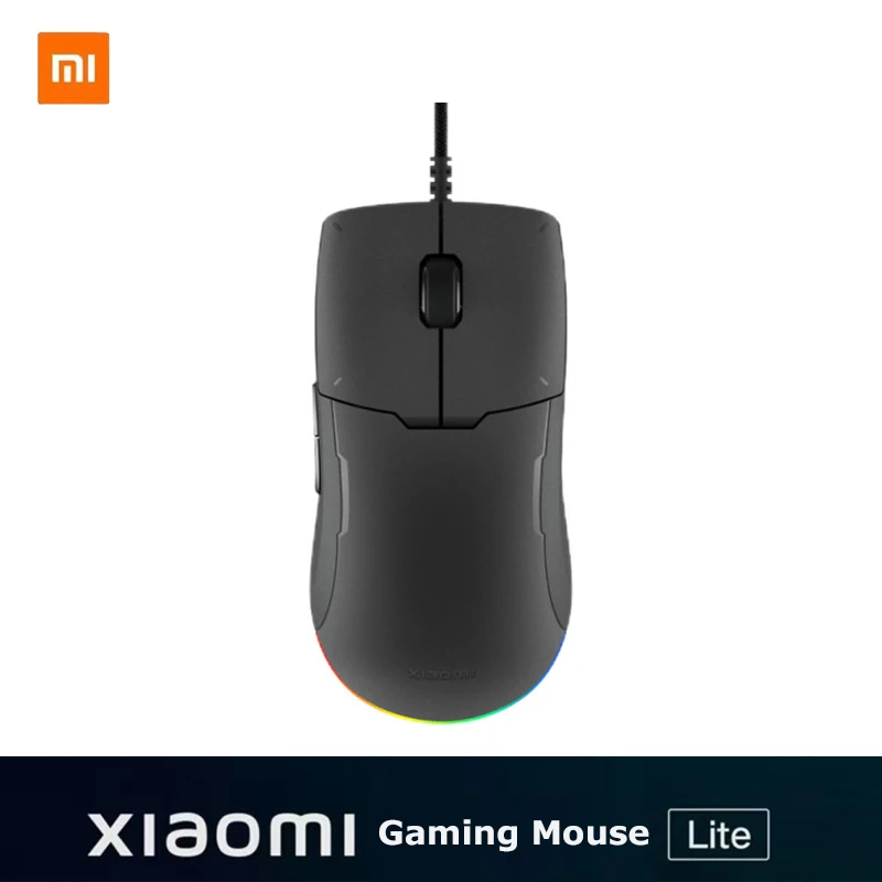 

Проводная игровая мышь Xiaomi Lite, легкие цветные игровые диски с быстрым реагированием, с регулировкой случайной чувствительности к касанию