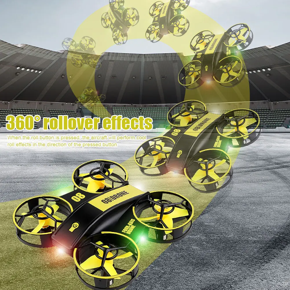 Мини-Дрон JJRC RH821 Радиоуправляемый квадрокоптер Безголовый режим возврат одной