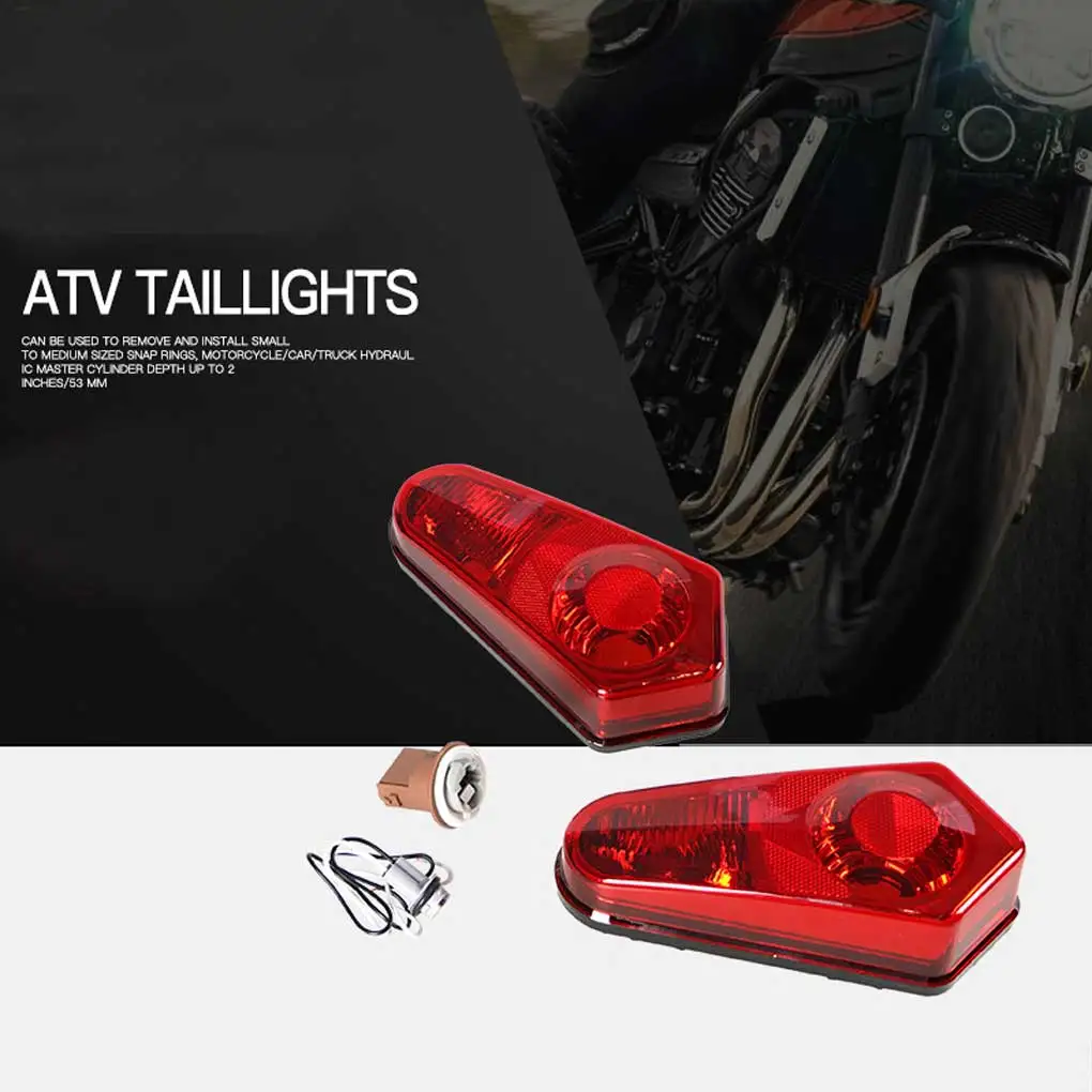 

1 Pair Tail Light Waterproof Left Right Brake Lamp Taillight Security