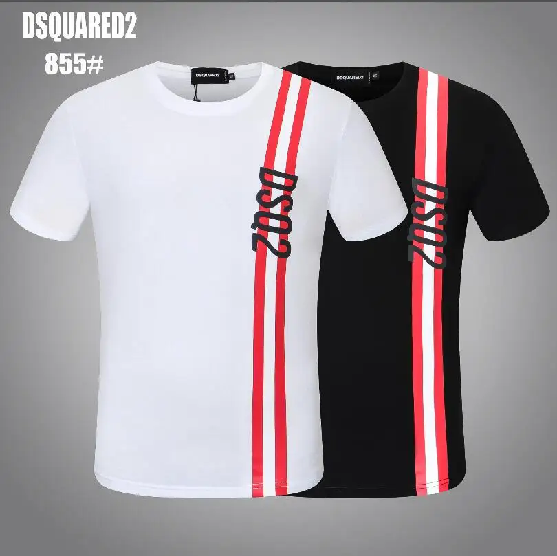 

2022 Short-sleeved T-shirt Men's Printing Fashion Trend D2 Summer Youth Shirt 855