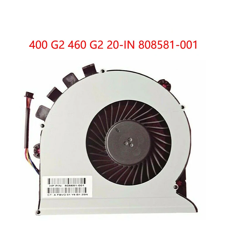 Новый охлаждающий процессор для ноутбука 400 G2 460 G2 20-in AIO 808581-001 BUB1112DD 6033B0043901 DC12V 0.70A A6X 8706X5R
