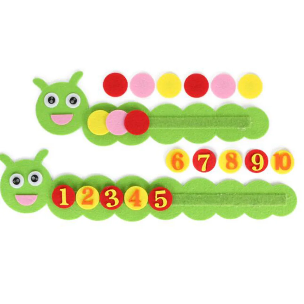 

Montessori Materials Caterpillar Number Educational Learning Toys for Children DIY Math Toys Kids Toys Preschool Teaching Aids