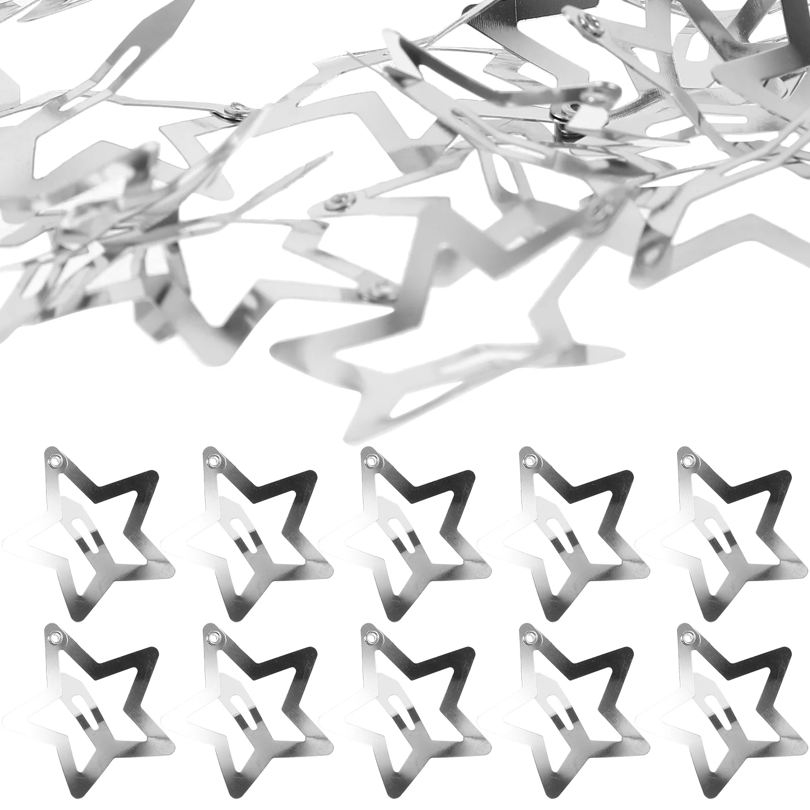 

Button Girls Hair Accessories Kids Ages 8-10 Decorative Clips Women Cute Star Kawaii