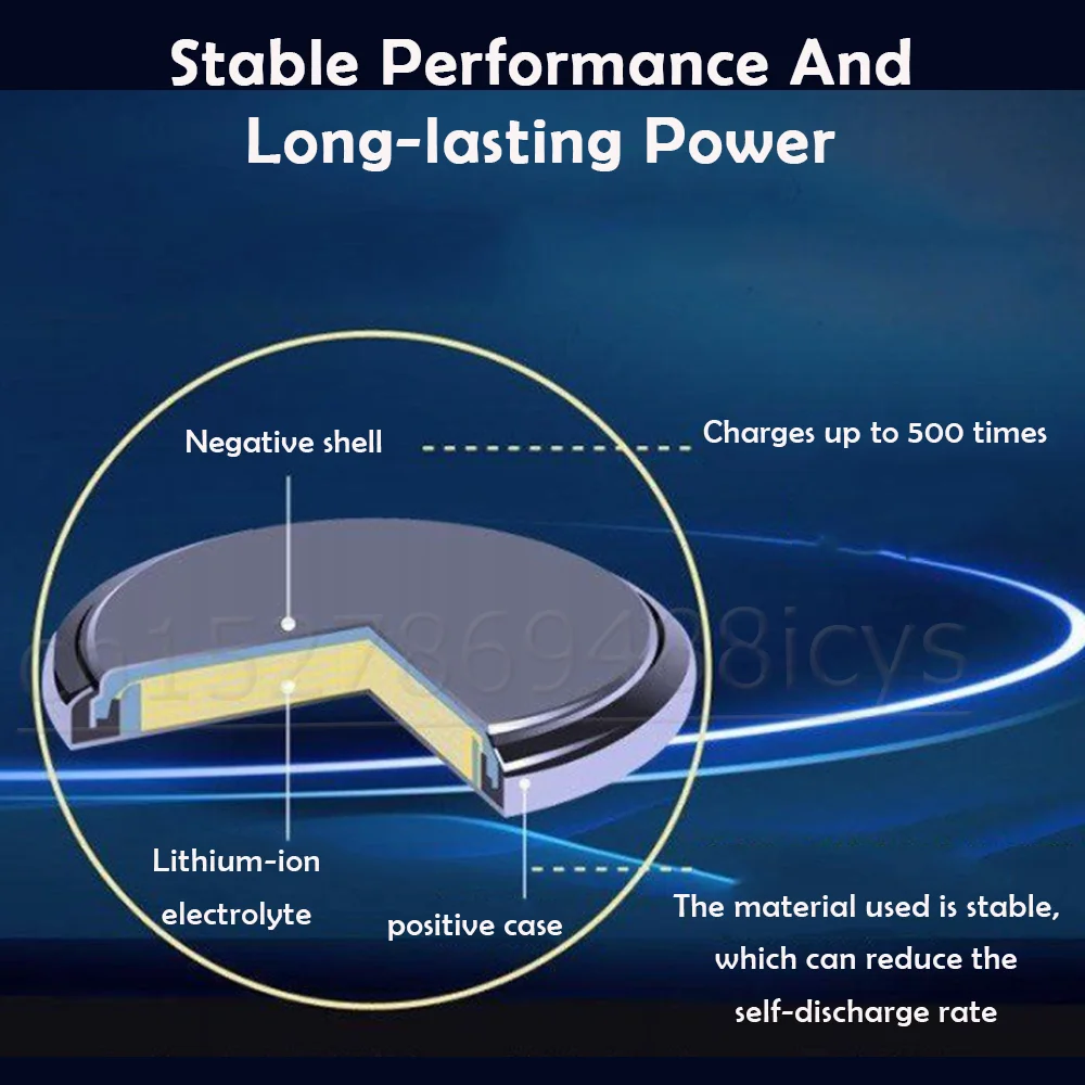 Литий-ионная аккумуляторная батарея LIR1254 3 6 CP1254 для TWS беспроводных Bluetooth