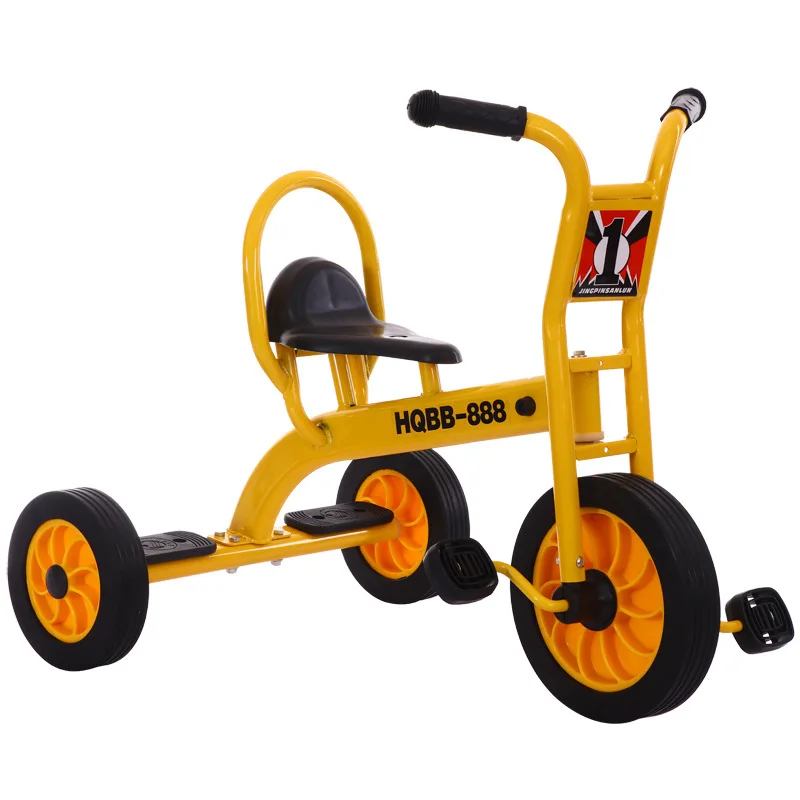 Children's Pedal Tricycle Outdoor Anti-rollover Exercise Bike Kindergarten Baby Single Trolley