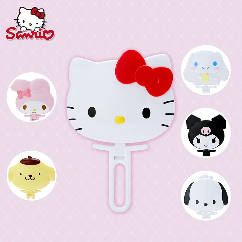 

Японская мультяшная кошка KT Melody Cinnamoroll Kuromido, зеркало, ручной Макияж, искусство, праздничные подарки для девочек