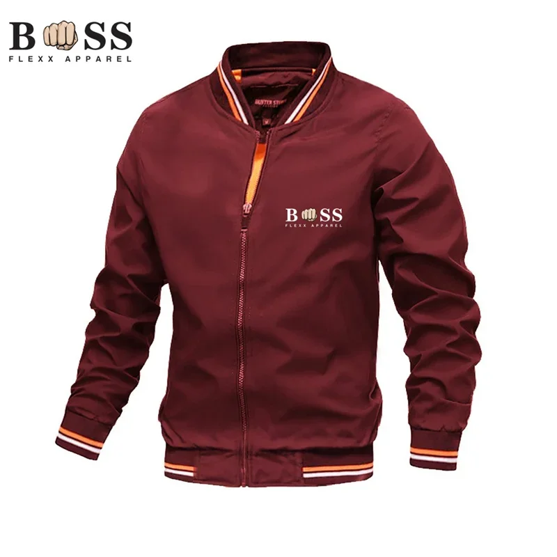 2024NEW BSS Flexx Clothing — мужская повседневная куртка с высоким воротником ветрозащитная