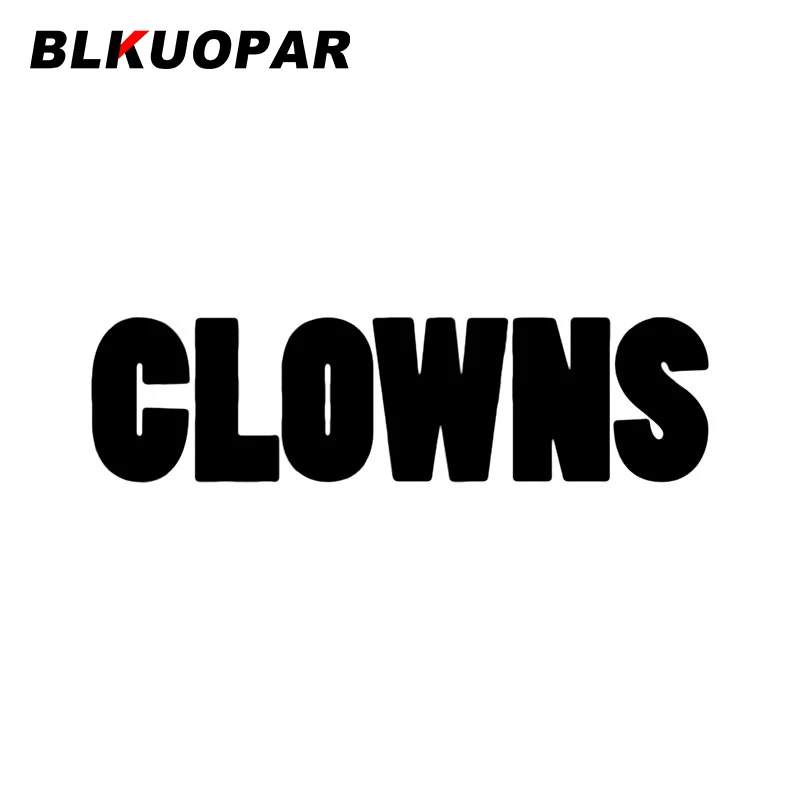 

BLKUOPAR Clowns Автомобильная наклейка устойчивая к царапинам индивидуальная графика Забавный модный креативный солнцезащитный оригинальный JDM автомобильный Стайлинг