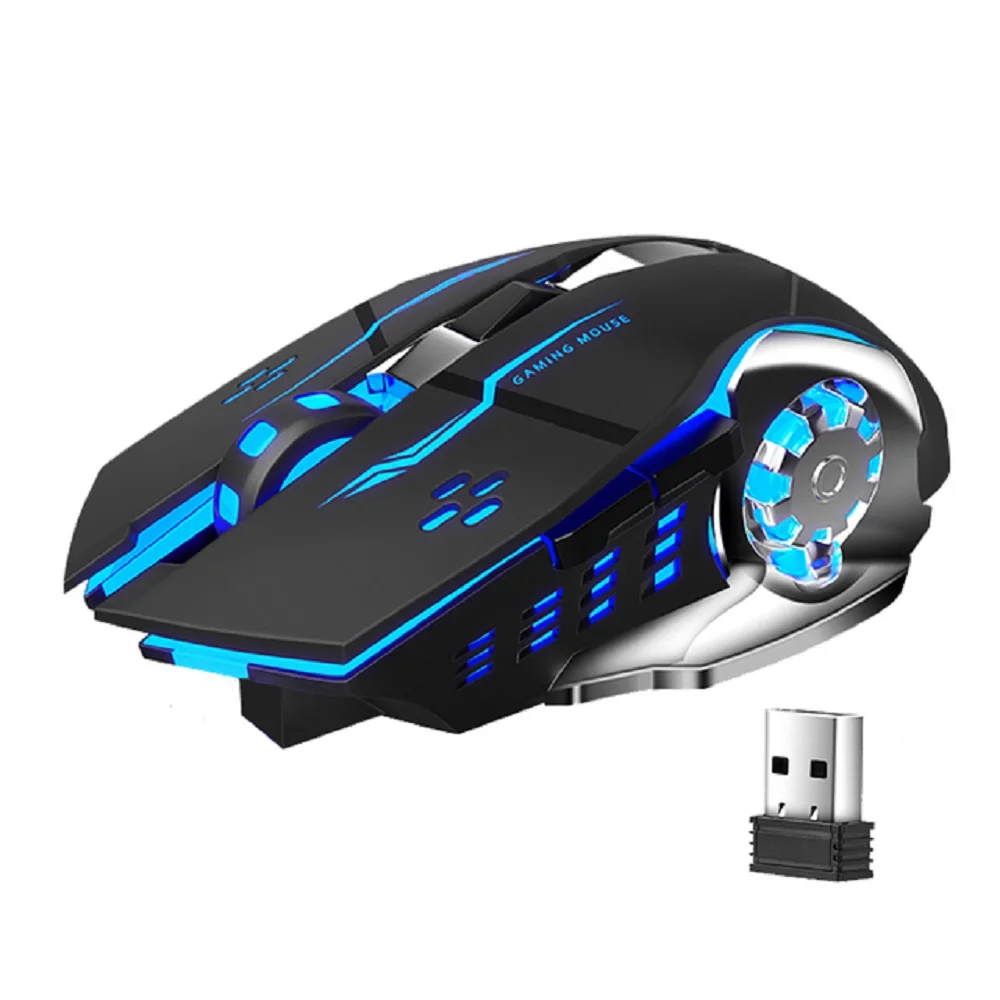 

Мышь игровая беспроводная аккумуляторная, 2,4 ГГц, RGB светодиодный Светка