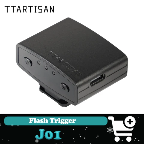 Беспроводной триггер вспышки TTArtisan J01 совместим с Fuji Nikon Canon Sony с креплением для горячего башмака