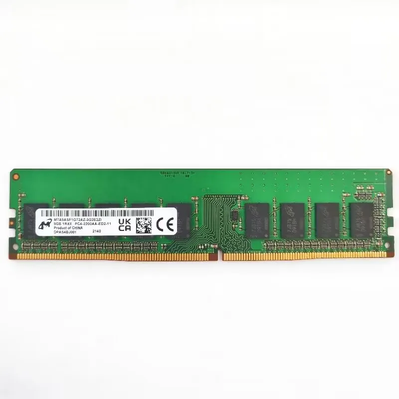 Оперативная память для сервера Micron DDR4 ECC 8 Гб 3200 МГц, память для сервера 8 Гб 1RX8, детская память для сервера ECC 1,2 в