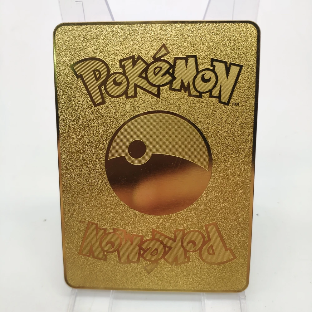 10000Point Arceus Vmax Pokemon Cards Metal DIY Card Пикачу Чаризард Golden Limited Edition Kids Gift игровая коллекция