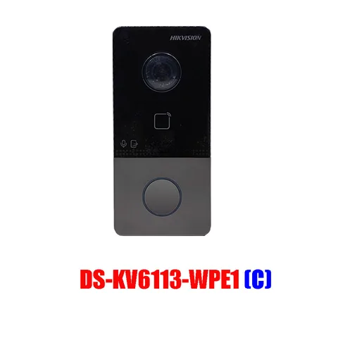 Оригинальный Hikvision 2MP DS-KV6113-WPE1 Беспроводной Wi-Fi стандарт POE HD видеодомофон пластиковая вилла дверной телефон станция дверной Звонок