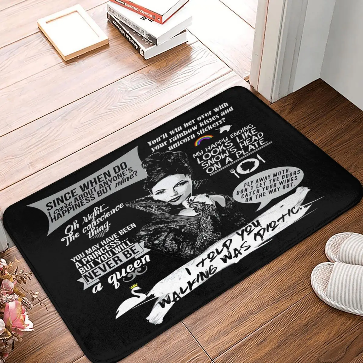 Evil Queen Regina Mills Quotes 'Ouat 40x60см Ковер Полиэстер Коврики Праздничная Ванная Комната