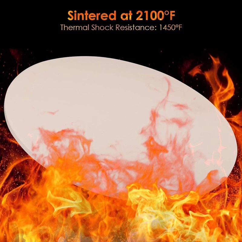 

Pizza Stone, Round Pizza Stone For Grill and Oven, Making Pizza, Steak,Thick Inch Cordierite Pizza Pan,Cooking & Baking