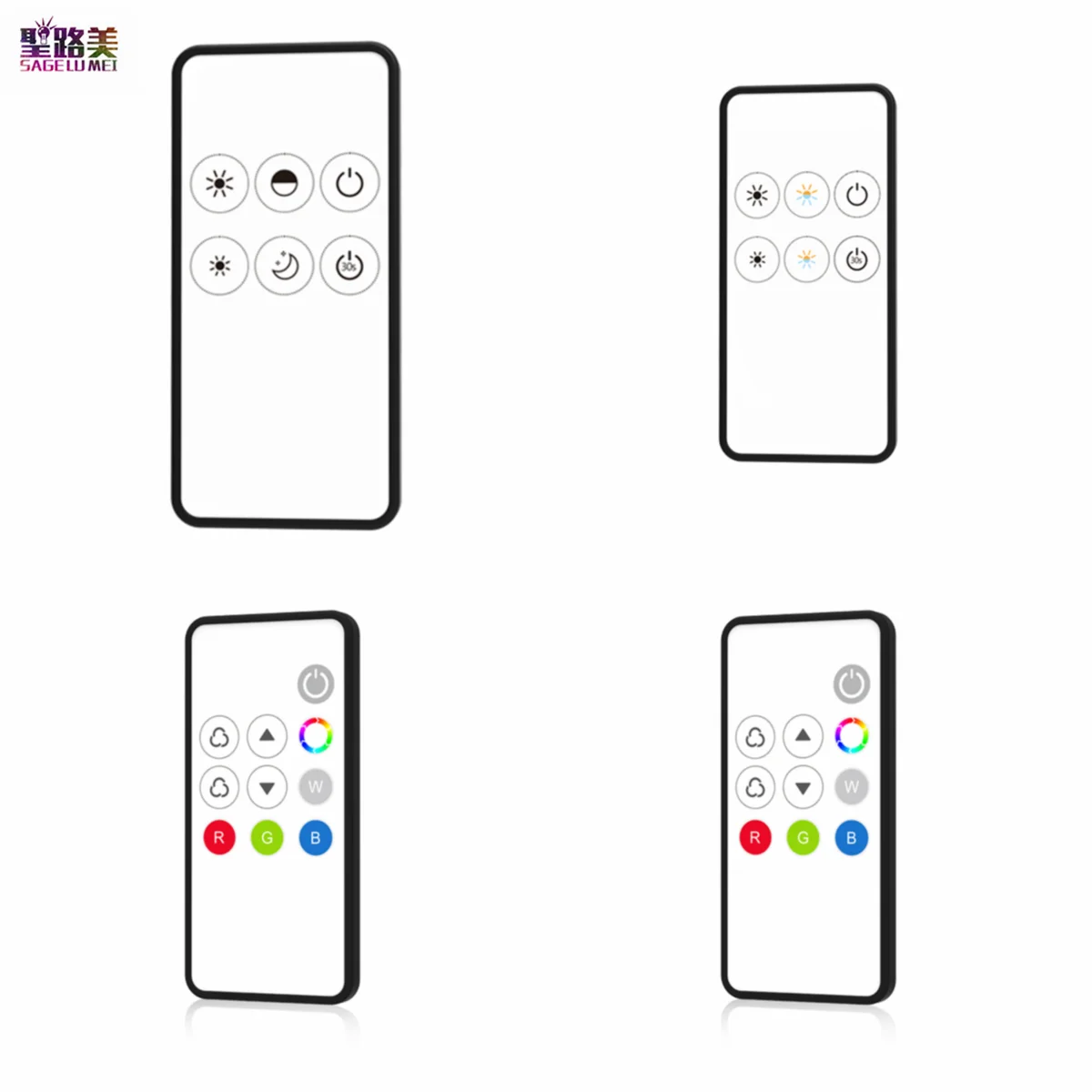 

RM1 RM2 RM3 6KEY 1 Zone Dimming/Color Temperature/RGB/RGBW Remote Controller apply Skydance Receiver For LED Strip Lights Tape