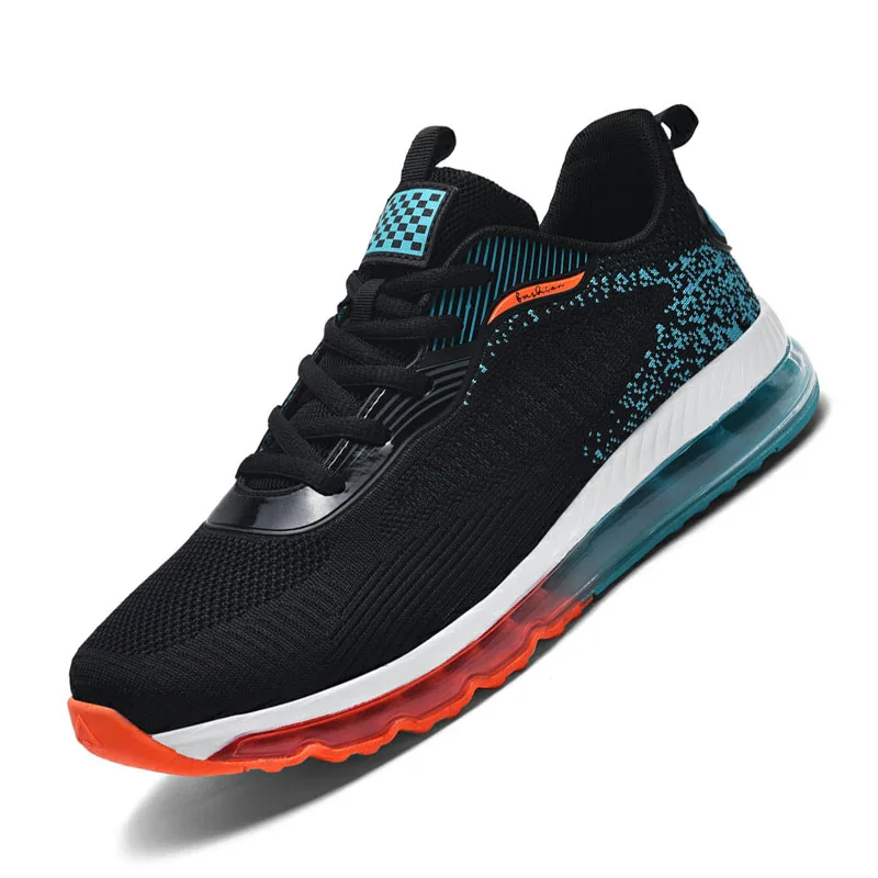 Men's Air Cushion Running Shoes Comfortable Breathable Sneaker Men Fashion Outdoor Shock Absorption Casual Shoes
