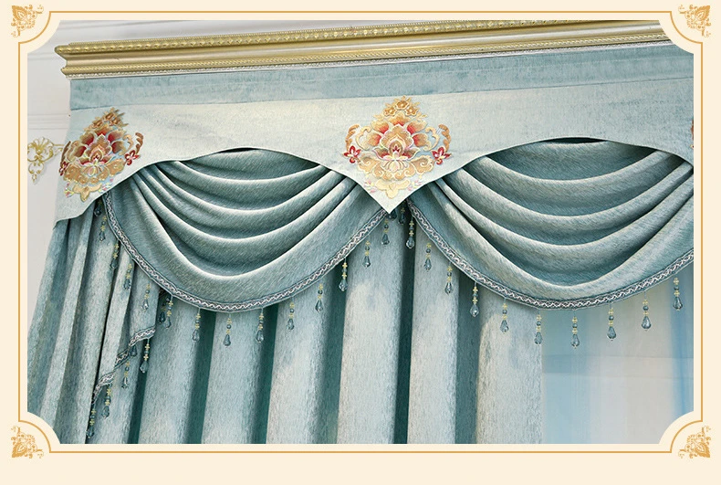 Шторы для гостиной спальни столовой новая ткань шениль затенение занавески