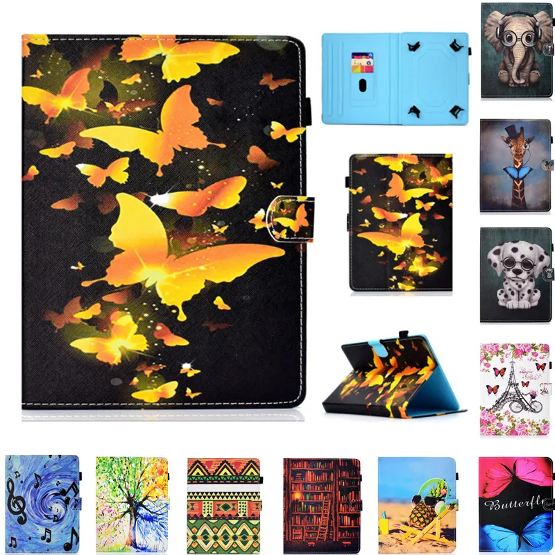 

PU Leather Cover for OPPO Realme Pad 10.4 Inch 2021 RMP2102 RMP2103 Pad 11 2022 YESTEL T5 10.1 Inch Tablet Universal Cute Case