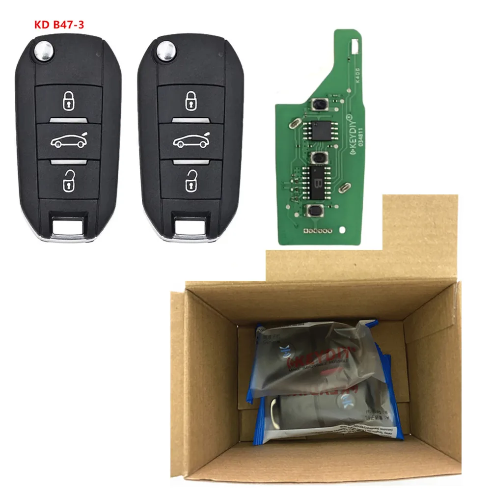 НОВОЕ ПРИБЫТИЕ! Оригинальный KEYDIY KD Smart Key Remote 3-кнопочный B Series B47-3 для