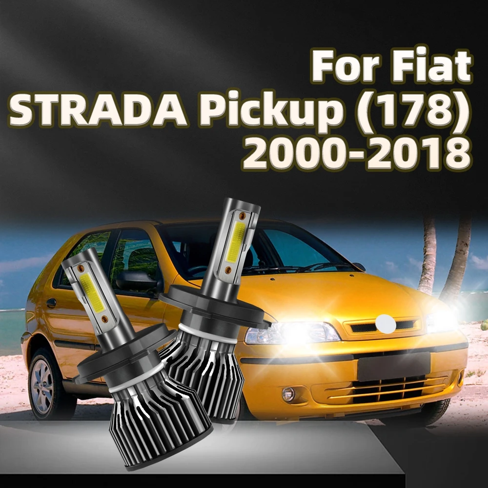 Автомобильная светодиодная фара 178 лм 2 шт. автомобильная лампа для Fiat STRADA Pickup 2000