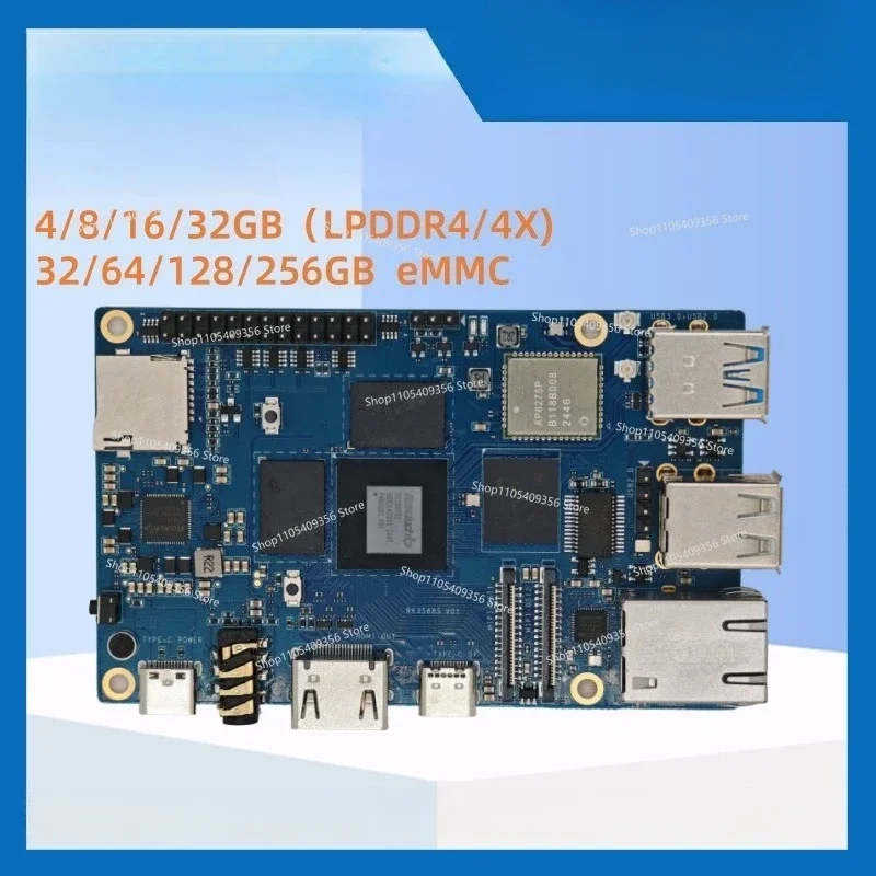 Фото Плата VoltS для Raspberry Pi 5, замена RK3588S, 8-ядерная основная плата собственной разработки, хешинг-мощность 6 TOPS, аналог Orange Pi 5B №3