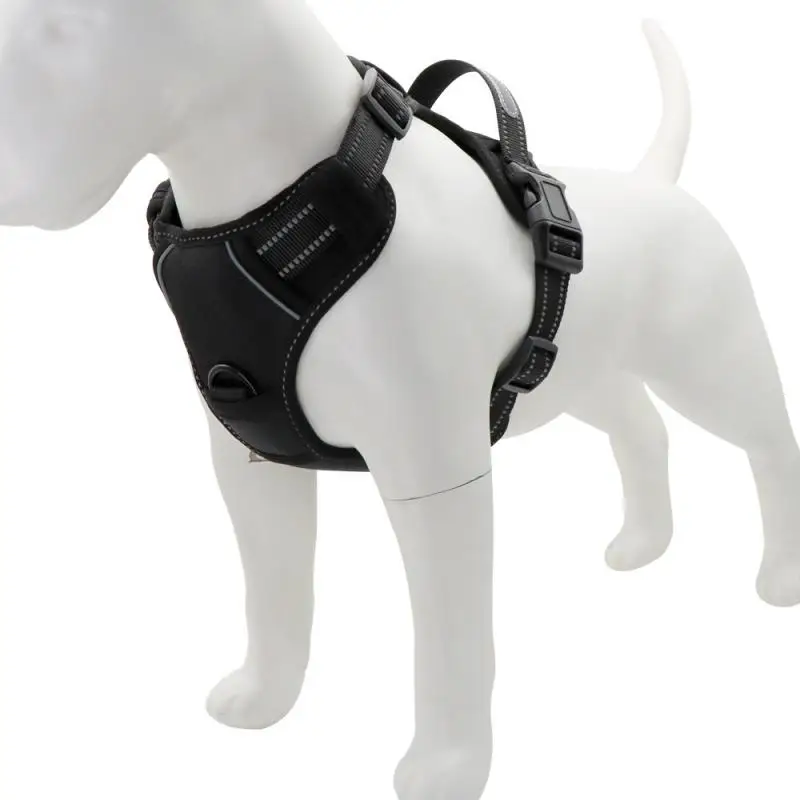 

Traction Rope Adjustable Luminous Design Control Handle Outdoor Walking Dog Harness Vest Harness Leash Comfortable Safety