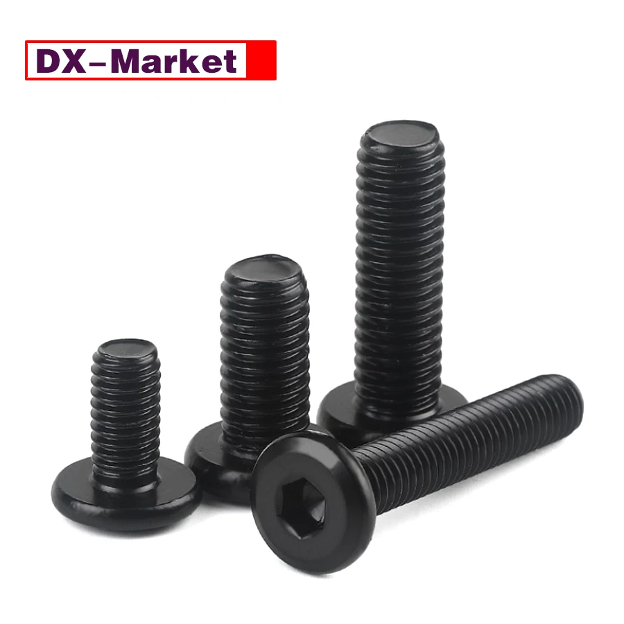 

Black Surface M5 Flat Hexagon Socket Screw ,304 Stainless Steel Furniture Fastener Manufacturer ,A013