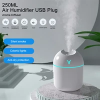 car air humidifier mini ultrasonic usb spray diffuser purifier mist maker with led night lamp for home office auto suv vehicle