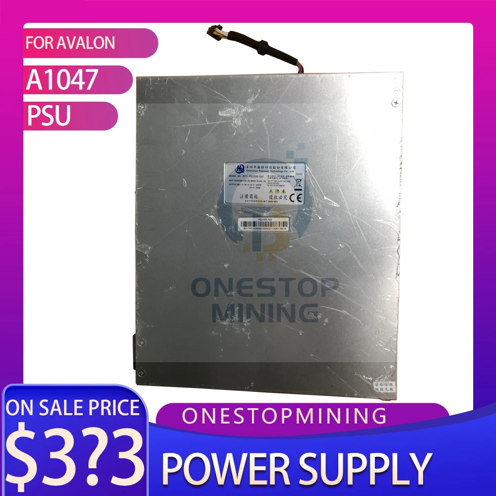 

High Performance Power Supply BTC Miner PSU For Avalon ASIC Mining Canaan Avalon A1066 1047 1247 Power Supply