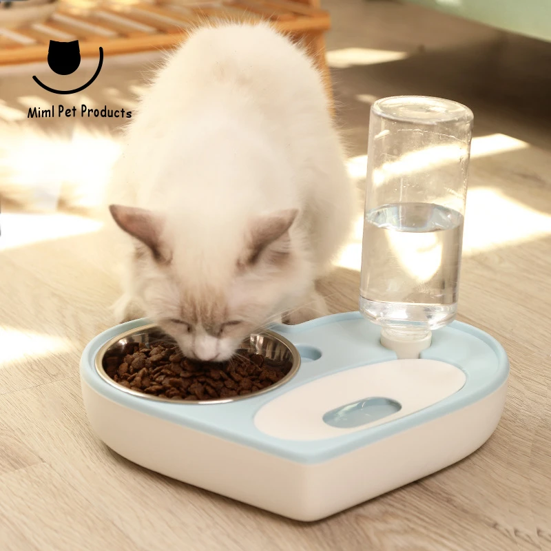 

Feeder Dogs and Cats Pet Dual-Purpose Bowl Small and Medium-Sized Dogs Food Basin Cat Bowl Automatic Cat Water Fountain