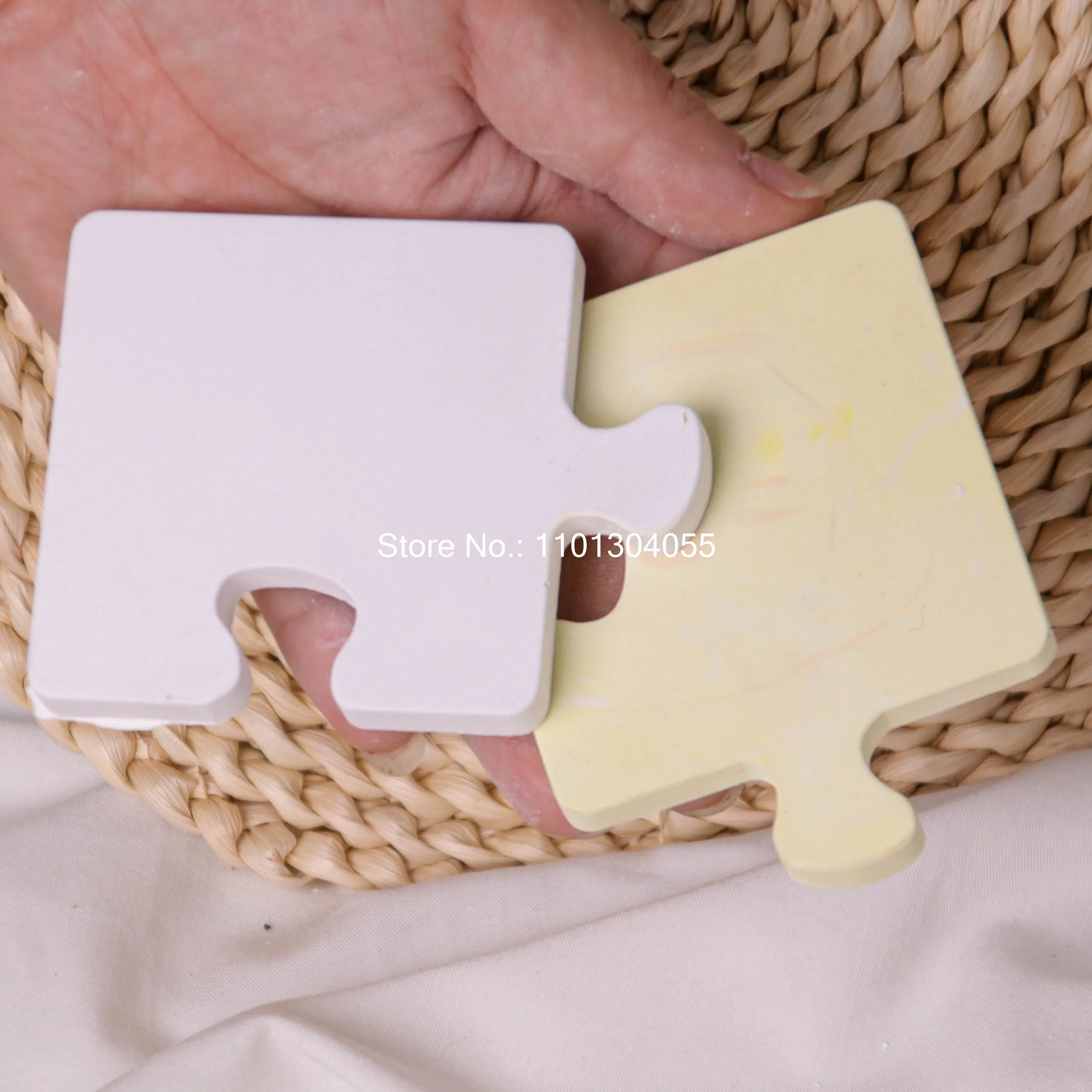 Силиконовая форма в форме пазла пластырь для подставки креативная нишевая