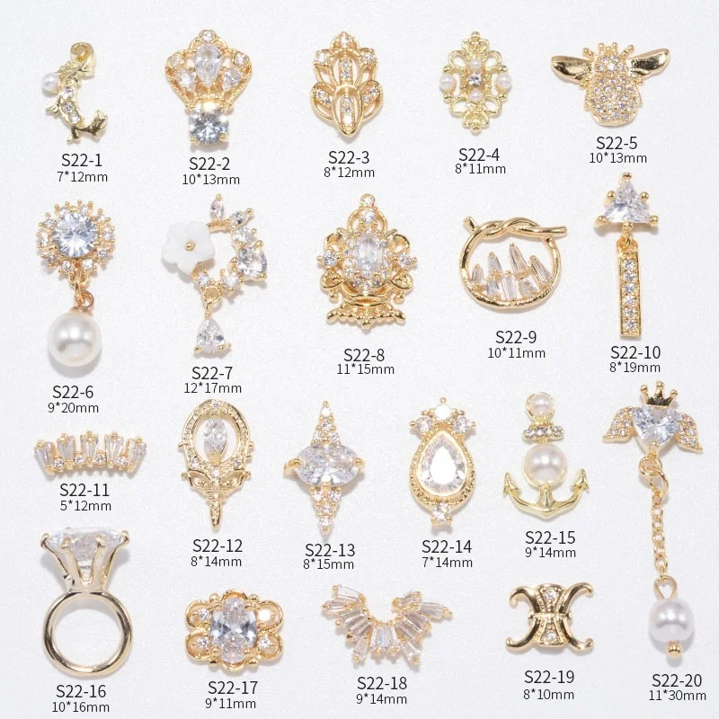 

10pcs/lot, 3d Nail Art Chain Tassel Pearl Alloy Jewelry Nail Decoration Nail Accessories For Nail Tips