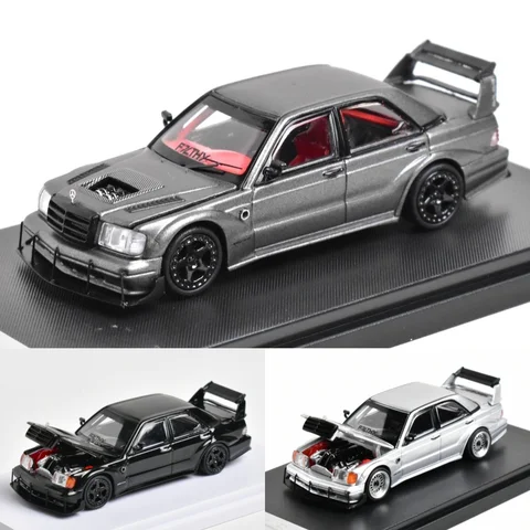 Rhino Model RM 1:64 W201 190E Diecast Model Car