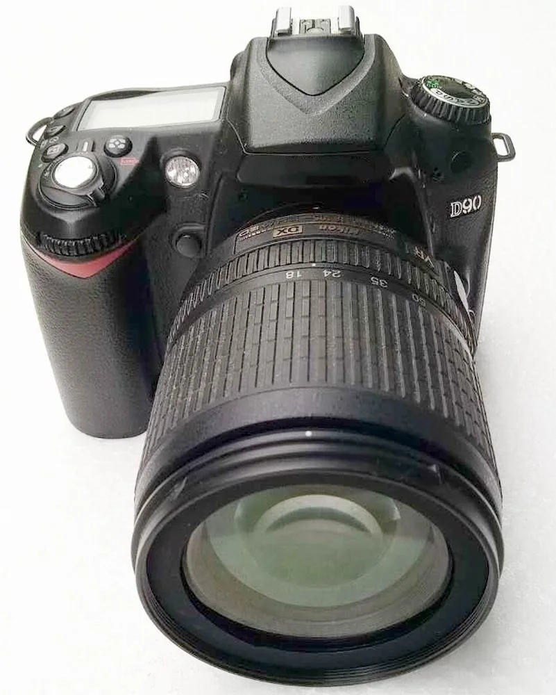 

Бывшая в употреблении цифровая зеркальная камера D90 105 МП DX формат CMOS с 18-3,5 мм f/5,6-G ED AF-S VR DX Nikkor зум-объектив