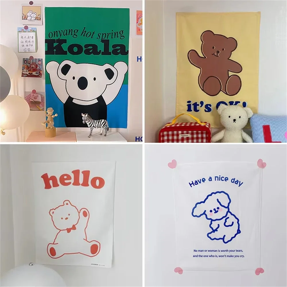 Настенный гобелен аниме 100% полиэстер