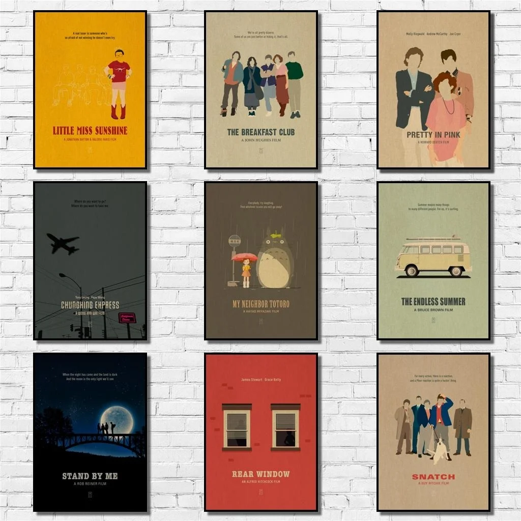 

14Style Choose Minimalist Movie Art Print Silk Poster Home Wall Decor