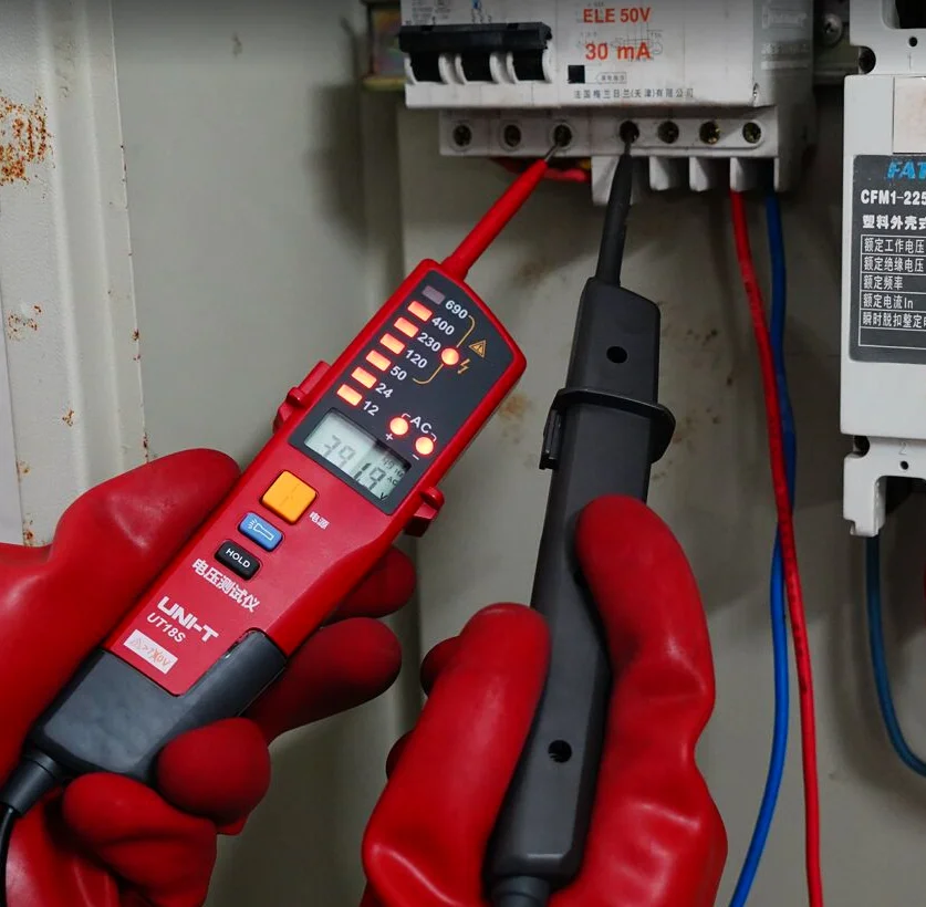 UNI-T UT18S тестер напряжения зонд индикатор метр 3-фазный детектор непрерывности