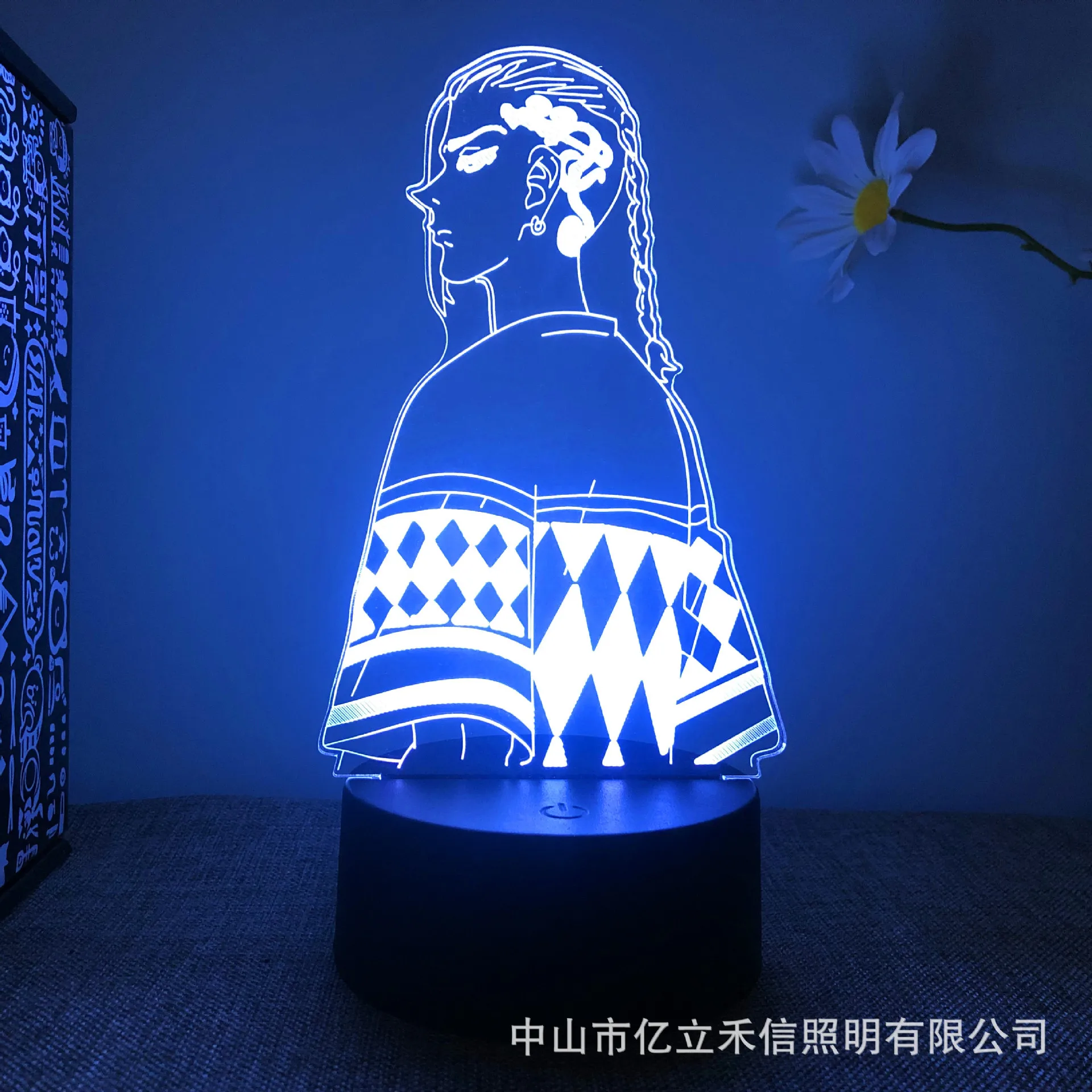 

Anime Tokyo Revengers Acrylic 3d Led Lamp Bedroom Decoration Light Child Gifts Action Figures USB Touch Telecontrol Night Light