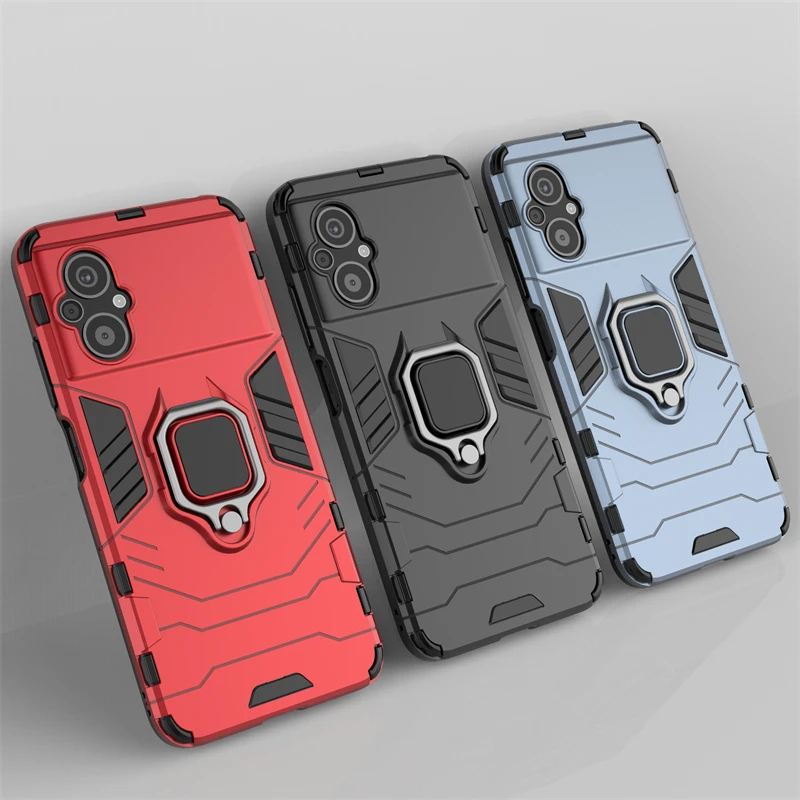 

For Cover Xiaomi Poco M5 Case For Poco M5 Capas Shockproof Ring Stand Magnetic Cover For Poco X4 M4 Pro F3 F4 GT M5S M5 Fundas