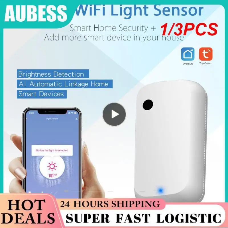 

1/3 шт., датчик яркости Tuya Zigbee Wifi