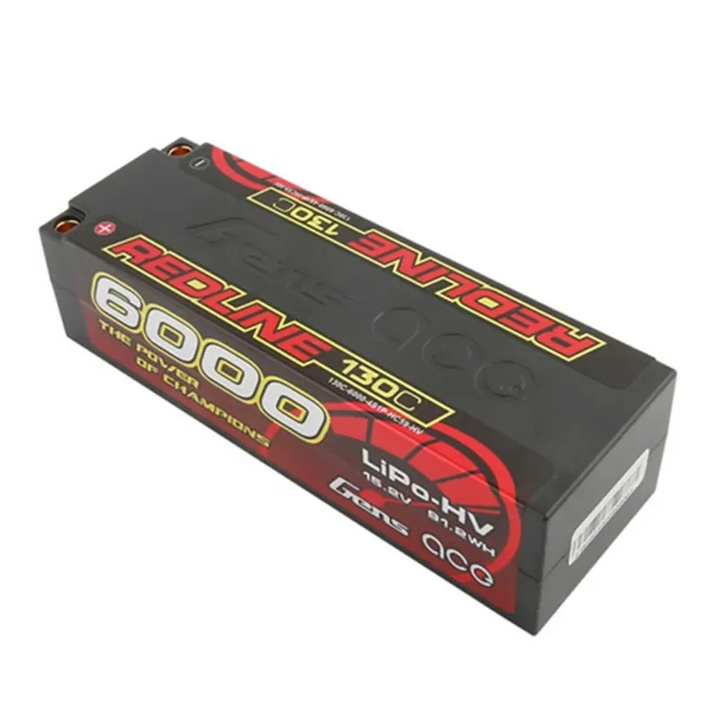 Фото Gens Ace Redline Series 6000 мАч 15,2 В 130C 4S1P Жесткий корпус HV LCG LiPo аккумулятор №3