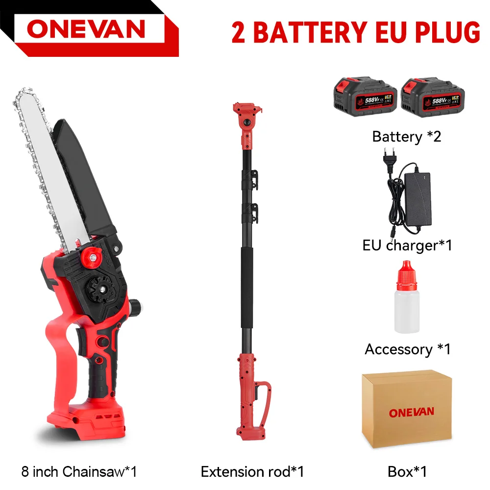 

ONEVAN Бесщеточная электрическая телескопическая пила 2в1 18В
