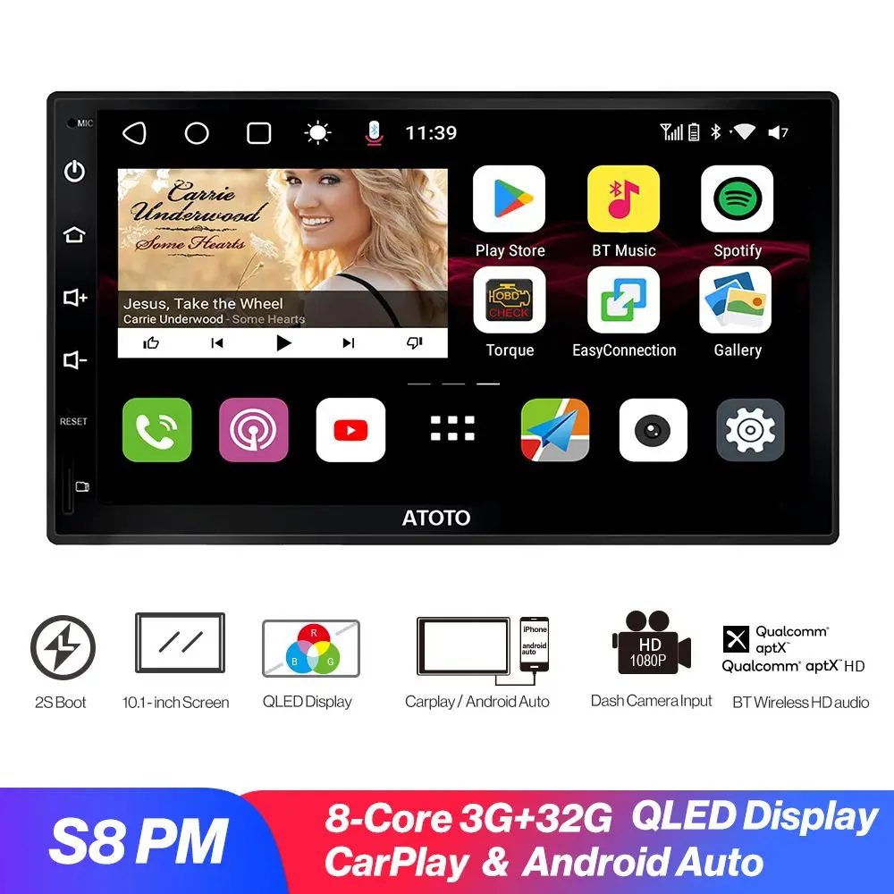 

Universal 2 Din Android Car Stereo 7" HD Autoradio Multimedia Video Player Touch Screen Bluetooth For VW Nissan Hyundai Toyota