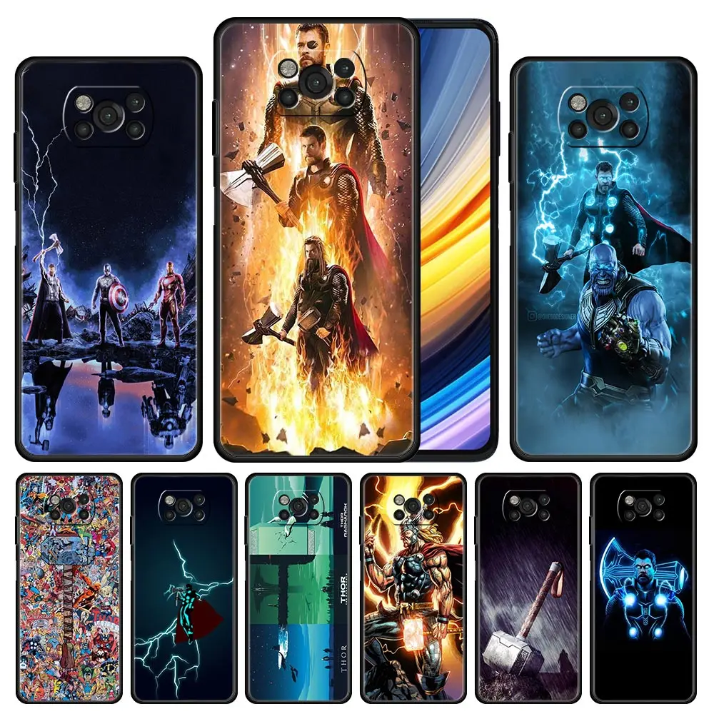 

Cover Case for Xiaomi 11 11T 10 10T 9 9T Lite Note 10 Poco X3 NEC X4 M3 M4 F2 F3 Pro 5G Original Full Luxury Thor Odinson