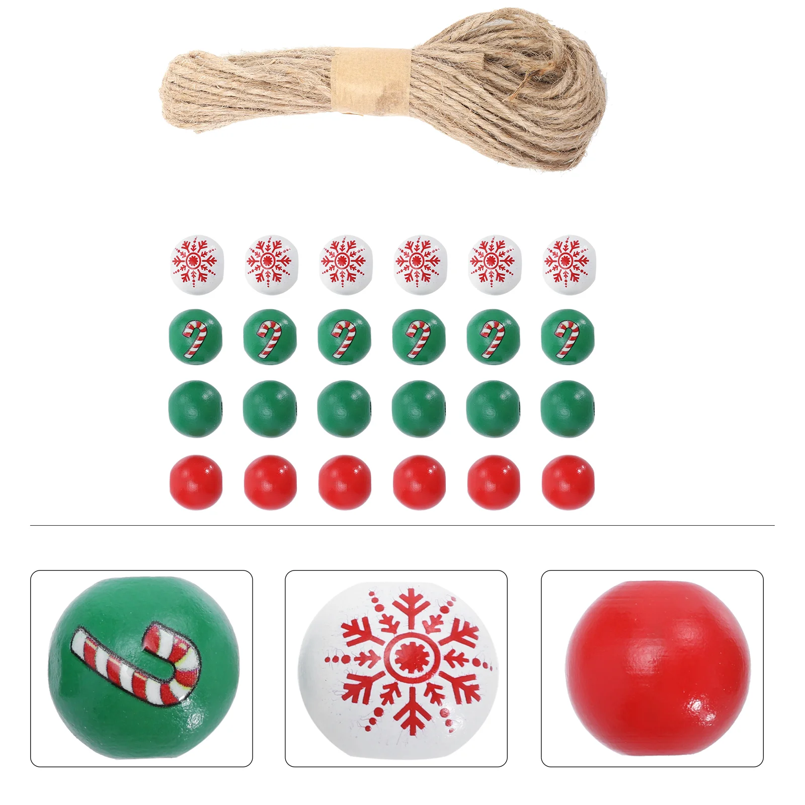 

Бусины, Рождественский деревянный баннер «сделай сам», бусины для рукоделия, принадлежности для рукоделия, браслет, круглые бусины