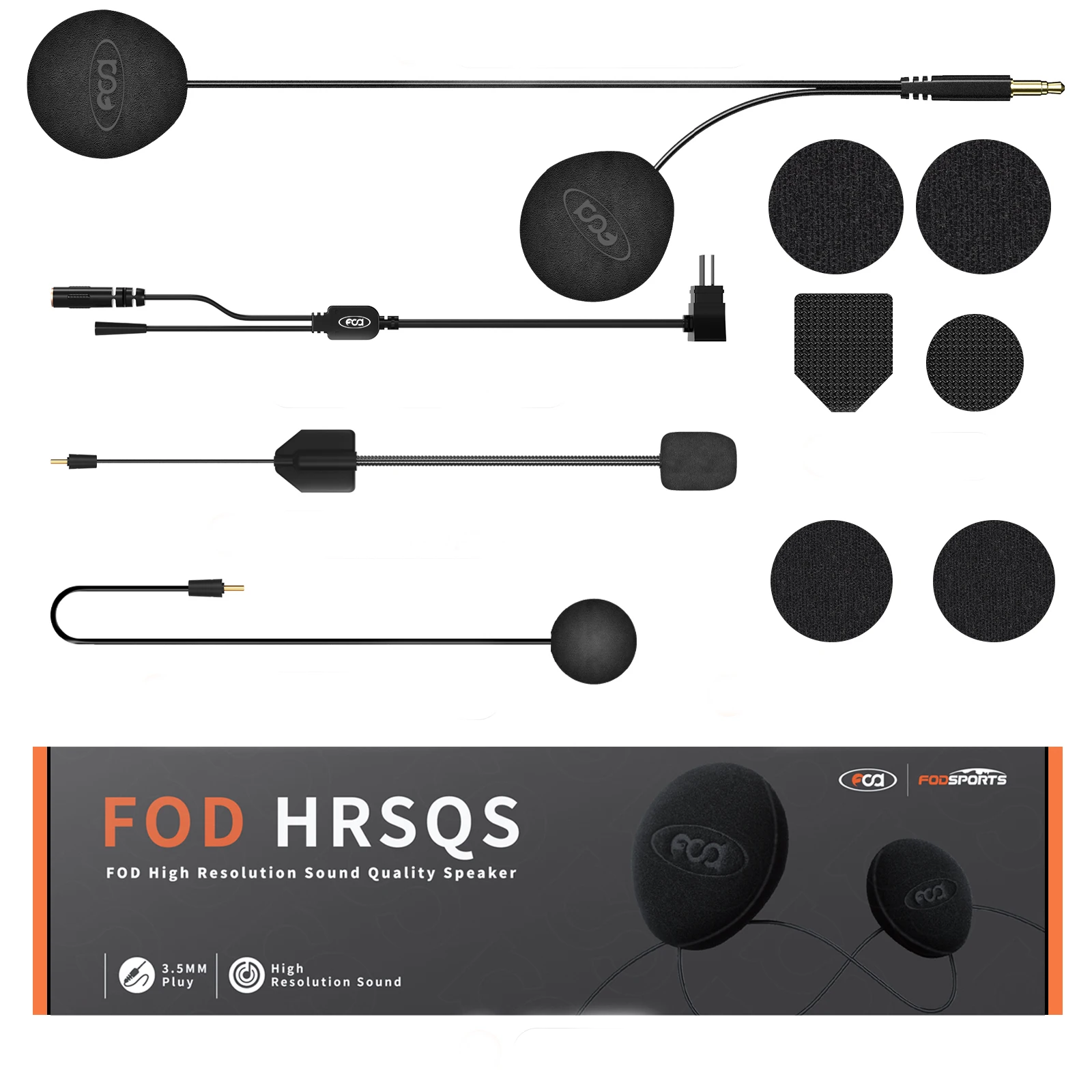 Fodsports FX7 сетчатые Мотоциклетные аксессуары внутренней связи HRSQS динамик наушники