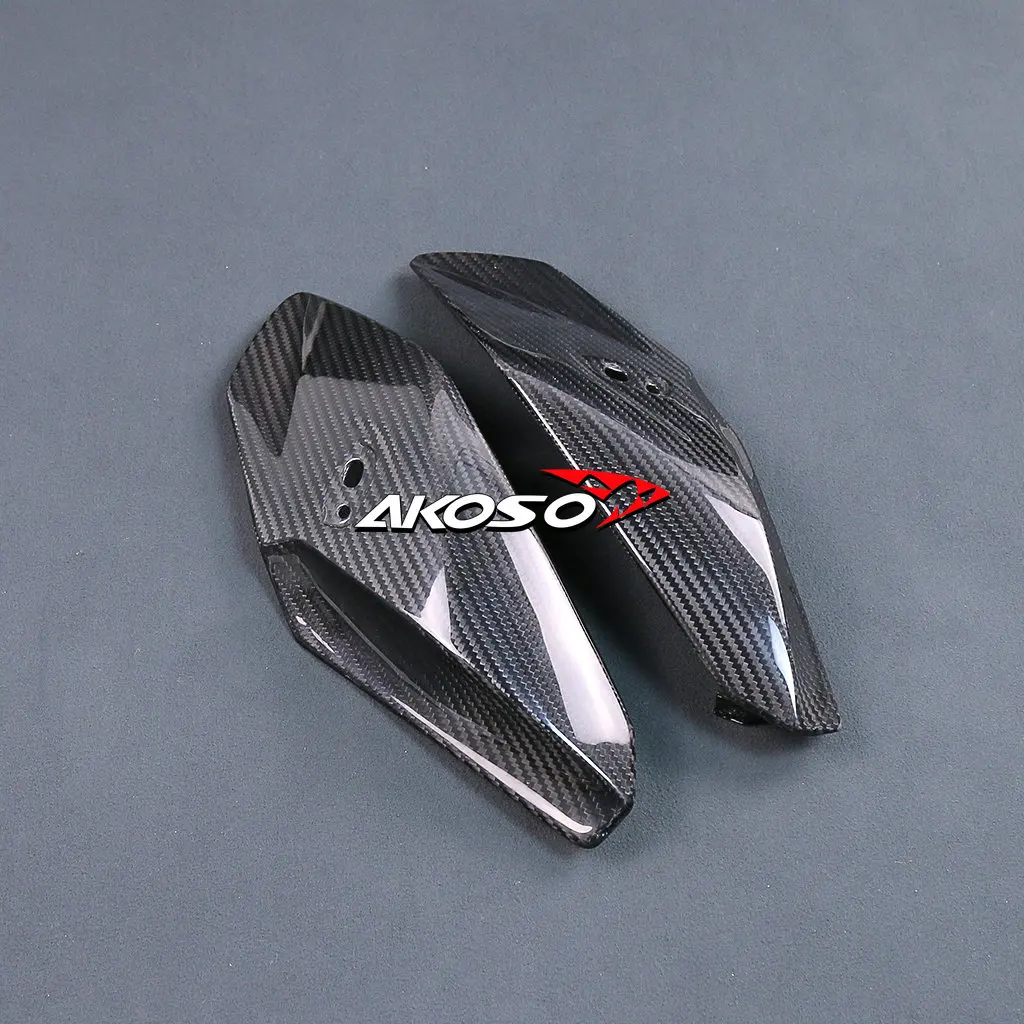 Боковые обтекатели для мотоцикла из чистого углеродного волокна 100% 3K комплект